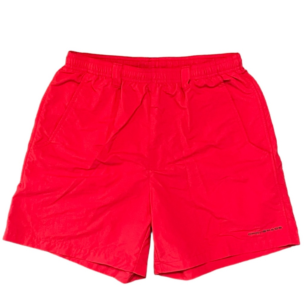 Red Columbia PFG shorts